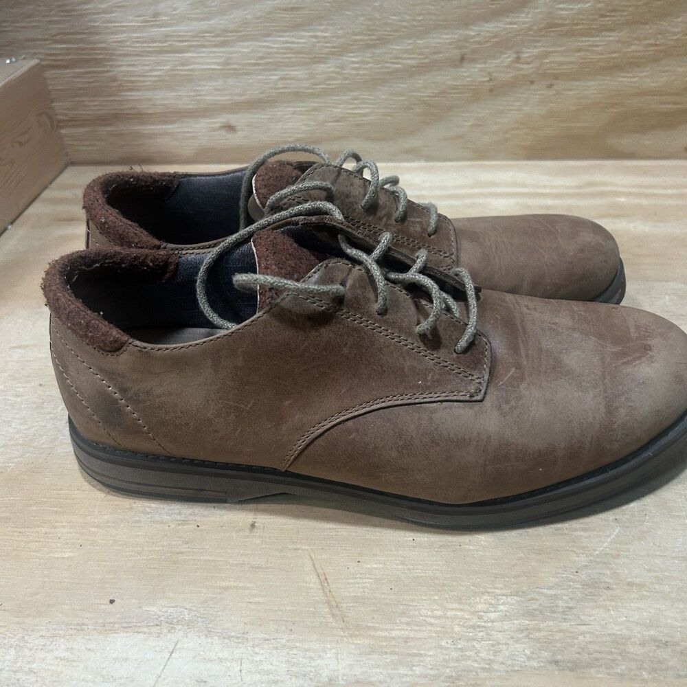 L.L. Bean Dress Womens Shoes size 9.5 Wide Brown Career Lace Up Oxford